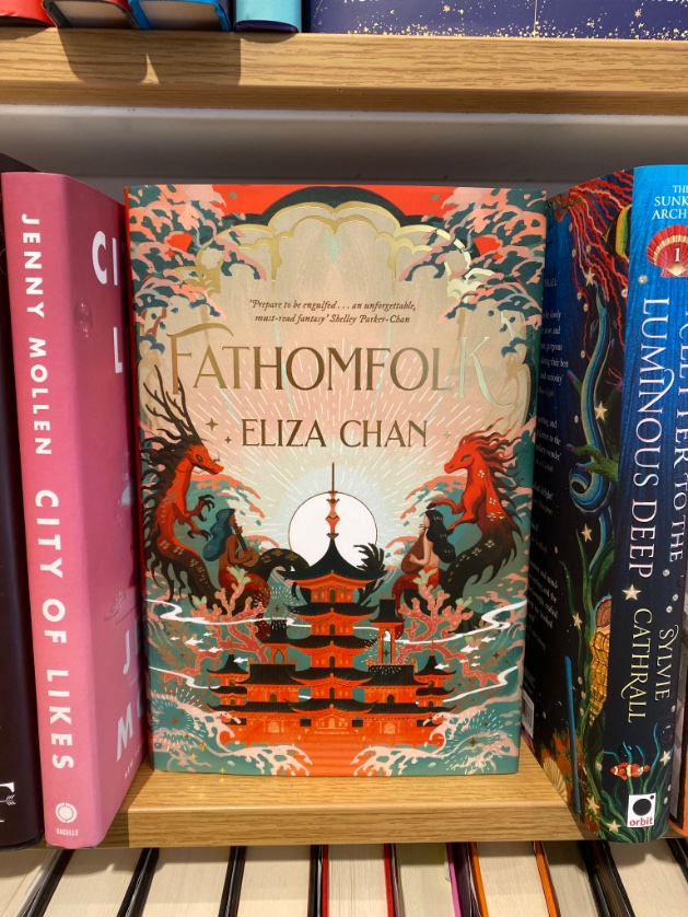 MaisieWrites's tweet photo. @elizachanwrites Fathomfolk - the Sunday Times bestseller spotted at @WaterstonesBYR #fathomfolk @orbitbooks https://t.co/kwBgqcB94J