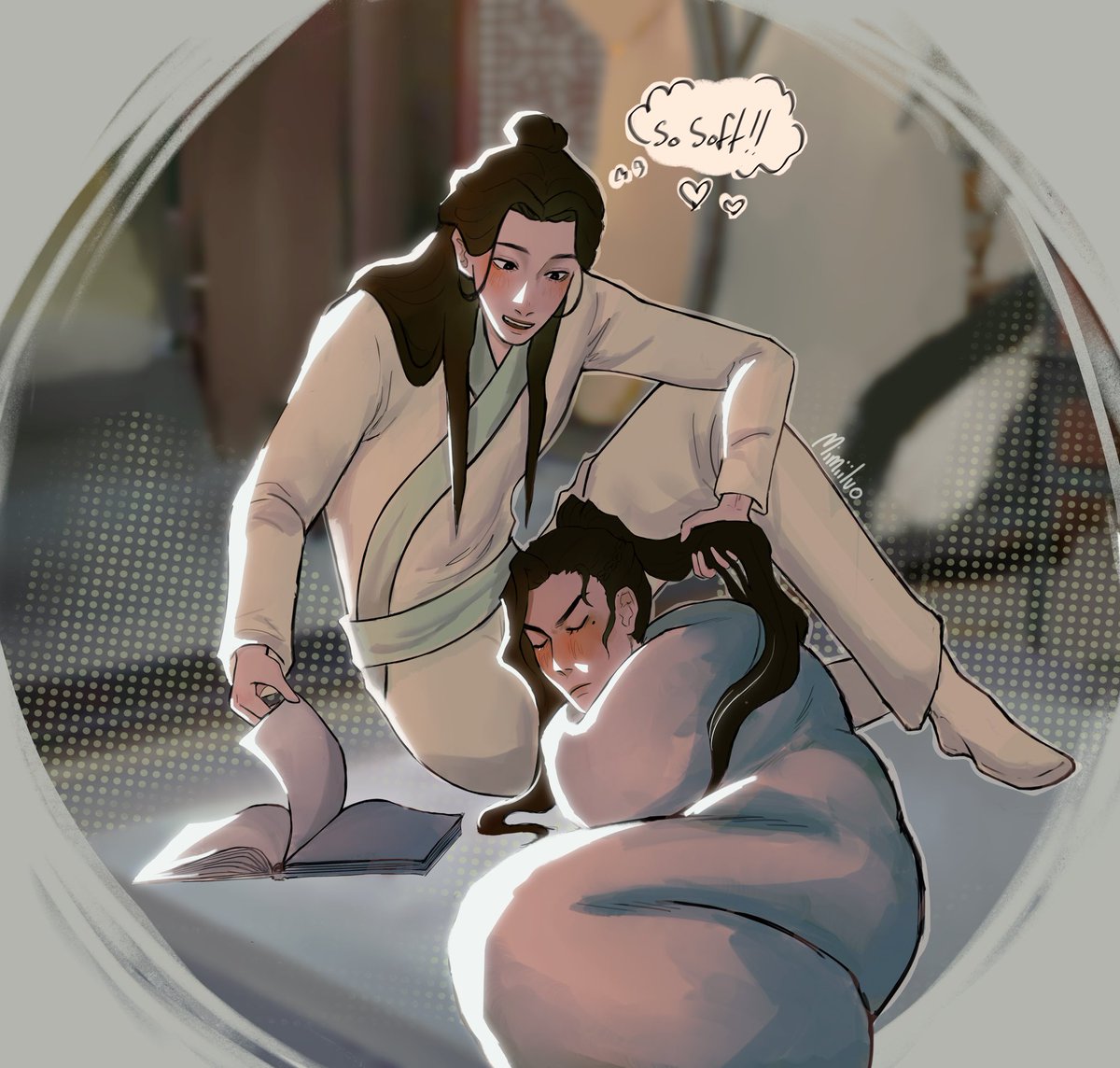 #liushen cuddling and enjoying a nice afternoon together feat burrito liu qingge
 
For @SVSSSAction, thank you @hausos907 for donating!