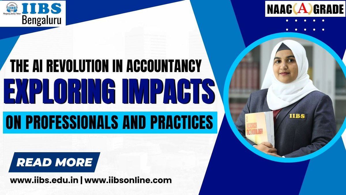 Exploring Impacts on Professionals and Practices

The #AI #revolution in #accountancy has ushered in a new era of #opportunities and challenges for professionals and practices... bit.ly/4ddD0Y5

#IIBS #PGDM #learning #strategic #planning #riskmanagement #dataanalysis