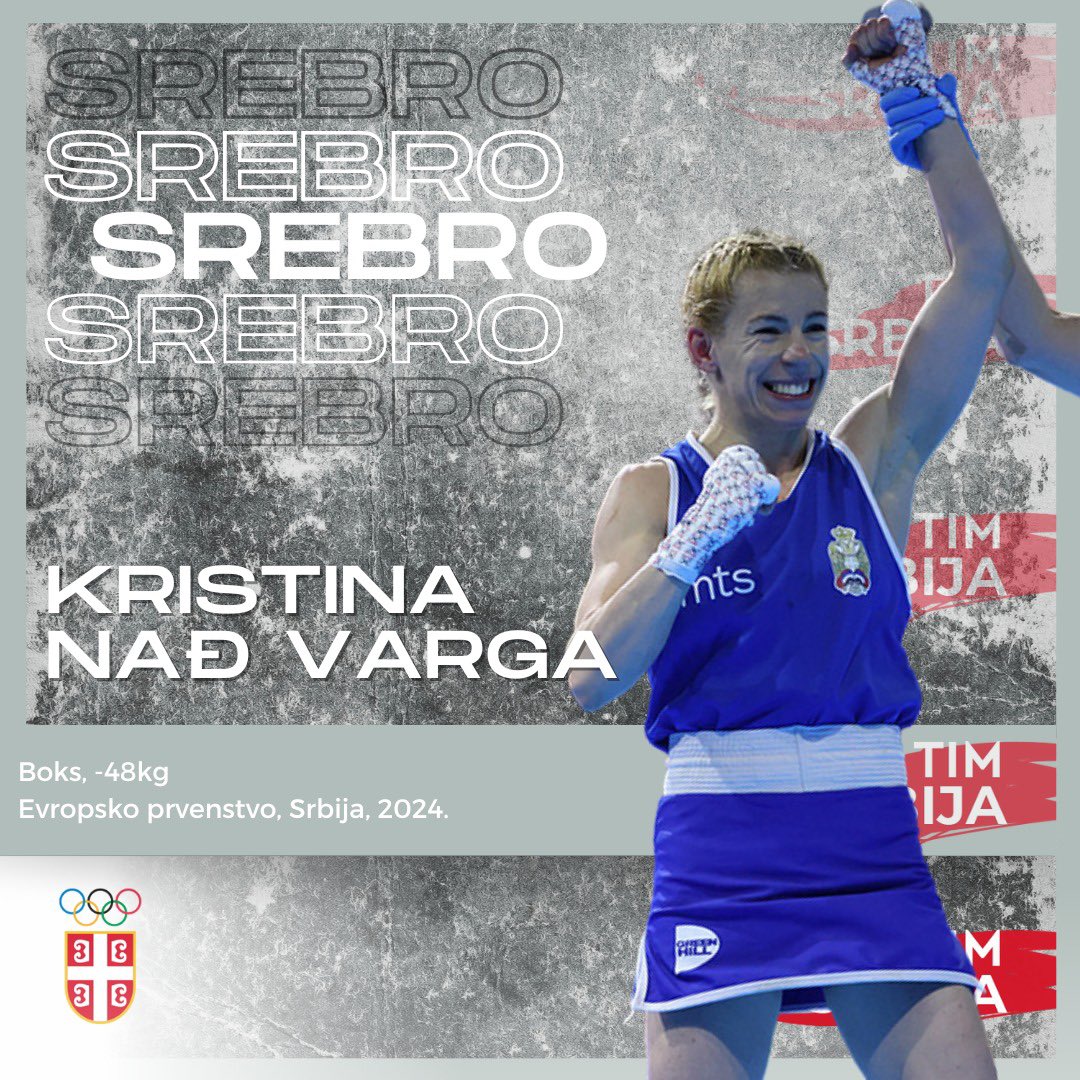 🥊 Prvi deo bokserki #TeamSerbia briljirao je na Evropskom prvenstvu u Beogradu! 🥇Sara Ćirković u kateogoriji do 54kg 🥇Natalia Šadrina u kategoriji do 60kg 🥇Kristina Kaluhova u kateogriji do 63kg 🥈Kristina Nađ Varga u kateogriji do 48kg 👏🏼Bravoo!!