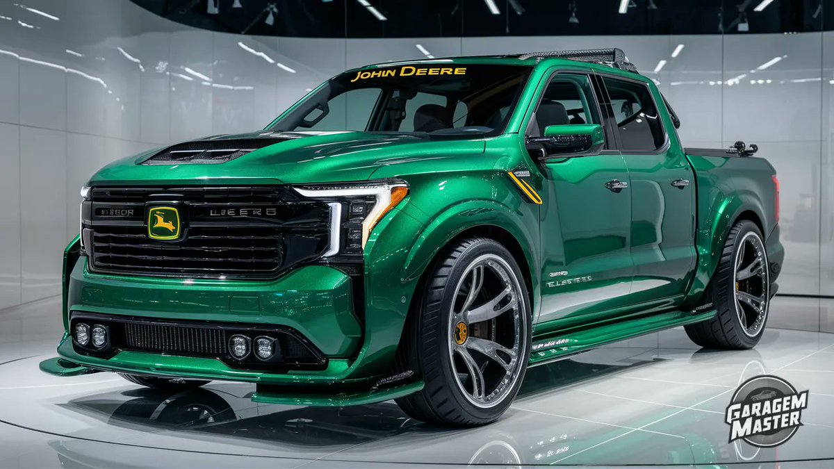 Gilbertgobs's tweet photo. John Deere 2025 Pickup Concept by Garagem Masters. Do it @JohnDeere, release this beast. https://t.co/PE25e0sC0P