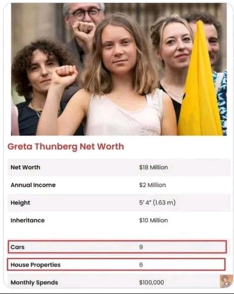 Follow the money ... Green Greta ?