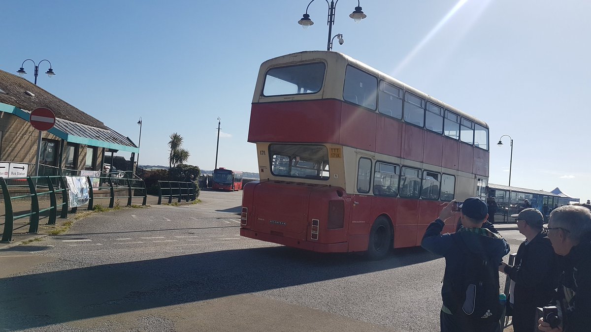 My 4th Bus ride at the Penzance Running Day last Sunday was this Plymouth City Transport East Lancashire Leyland Atlantean