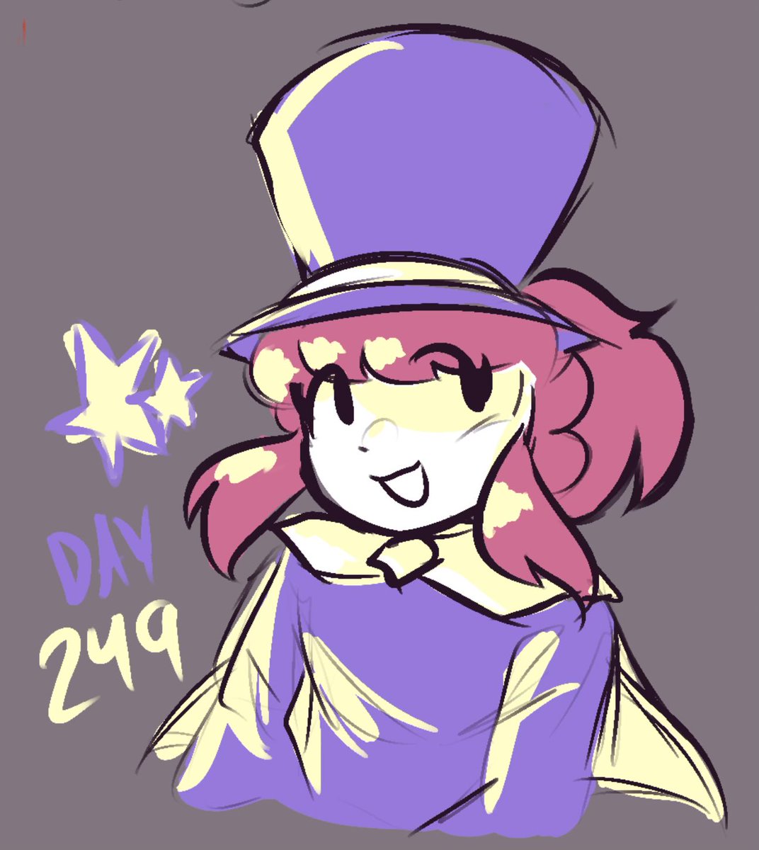 [ Day 249 ] #AHatInTime
from a drawing stream i did……