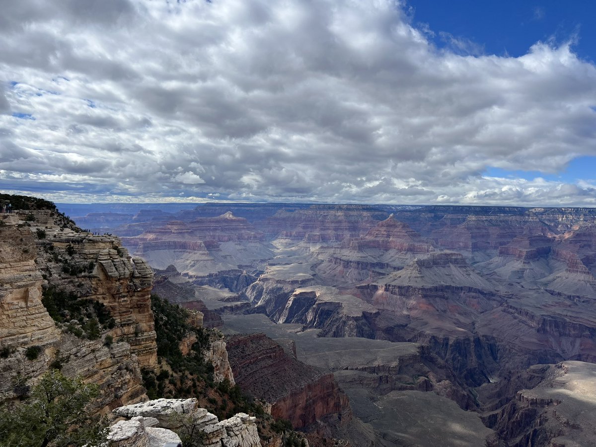 It was a bit chilly and windy yesterday but the views were amazing. #GrandCanyon