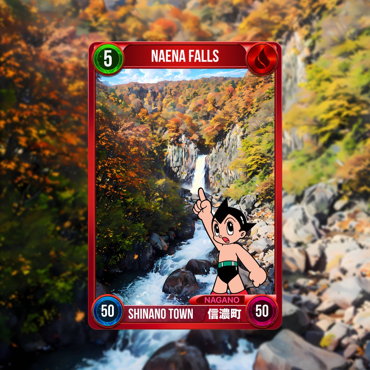 xana_net's tweet photo. 📣#AstroBoy x Nagano Prefecture Spot Introduction🚀

【Naena Falls】

A 55 -meter drop waterfall that is named in the 100th Waterfall in Japan 🌊

During the thaw season, the view from the suspension bridge is powerful, and the autumn leaves are beautiful in autumn🥰

#XANA #Web3 https://t.co/tr3SB5phES