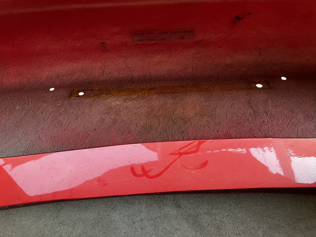 sonar_mm's tweet photo. 180sx パチテックス?  1万
割れ欠け有
ナンバーステー取り付け穴空いてます
引き取り希望　発送要相談 https://t.co/AHXxlMCHzn