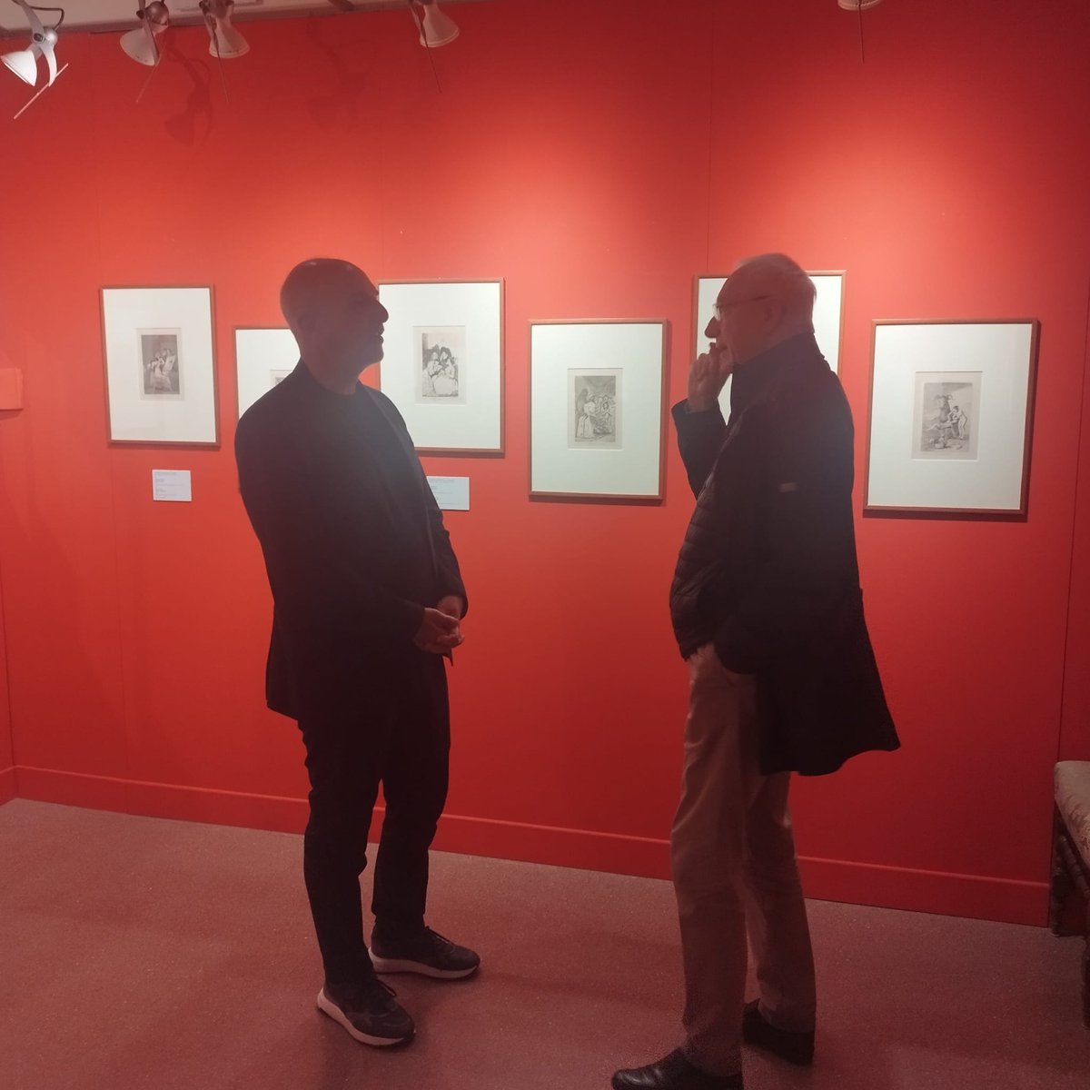 MuseoPaparella's tweet photo. Grazie a tutte le istituzioni e alla stampa per aver omaggiato con la loro presenza l'inaugurazione della mostra "I capricci" di Francisco Goya. Un grazie particolare al curatore, Michele Tavola. Vi aspettiamo in museo!
#Goya #museopaparellatreccia #incisioni #pescara https://t.co/D2N7h6wKSK