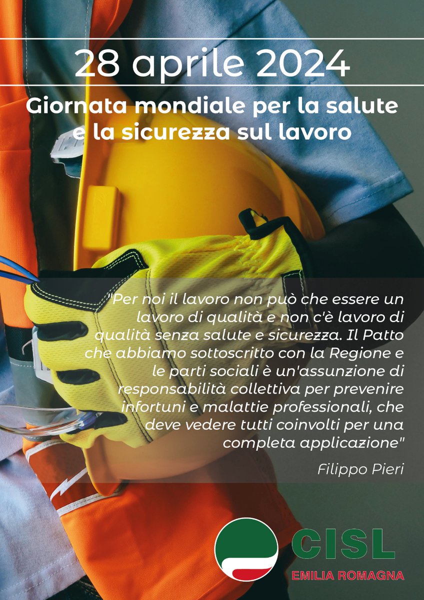 #giornatamondialeperlasaluteelasicurezzasullavoro #fermiamolasciadisangue #bastamortisullavoro #lavoro #saluteesicurezzasullavoro #stopmortisullavoro #salute #sicurezza