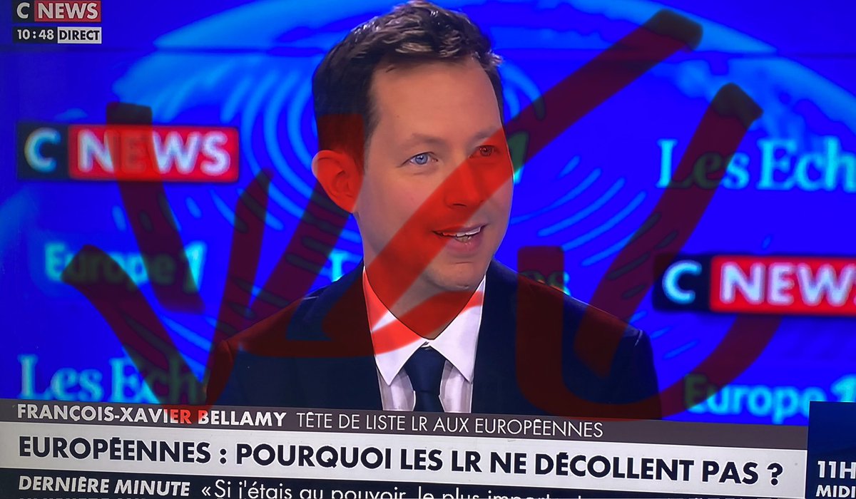 @fxbellamy @ECiotti @lesRepublicains Pourquoi @fxbellamy et @lesRepublicains ne décollent pas aux #Europeennes2024 ? J’ai pas mal de thèses pour expliquer cela. FX, même quand il cogne, on a l’impression qu’il chante une berceuse. @MLP_officiel @J_Bardella @RNational_off  @MarionMarechal #ComPol