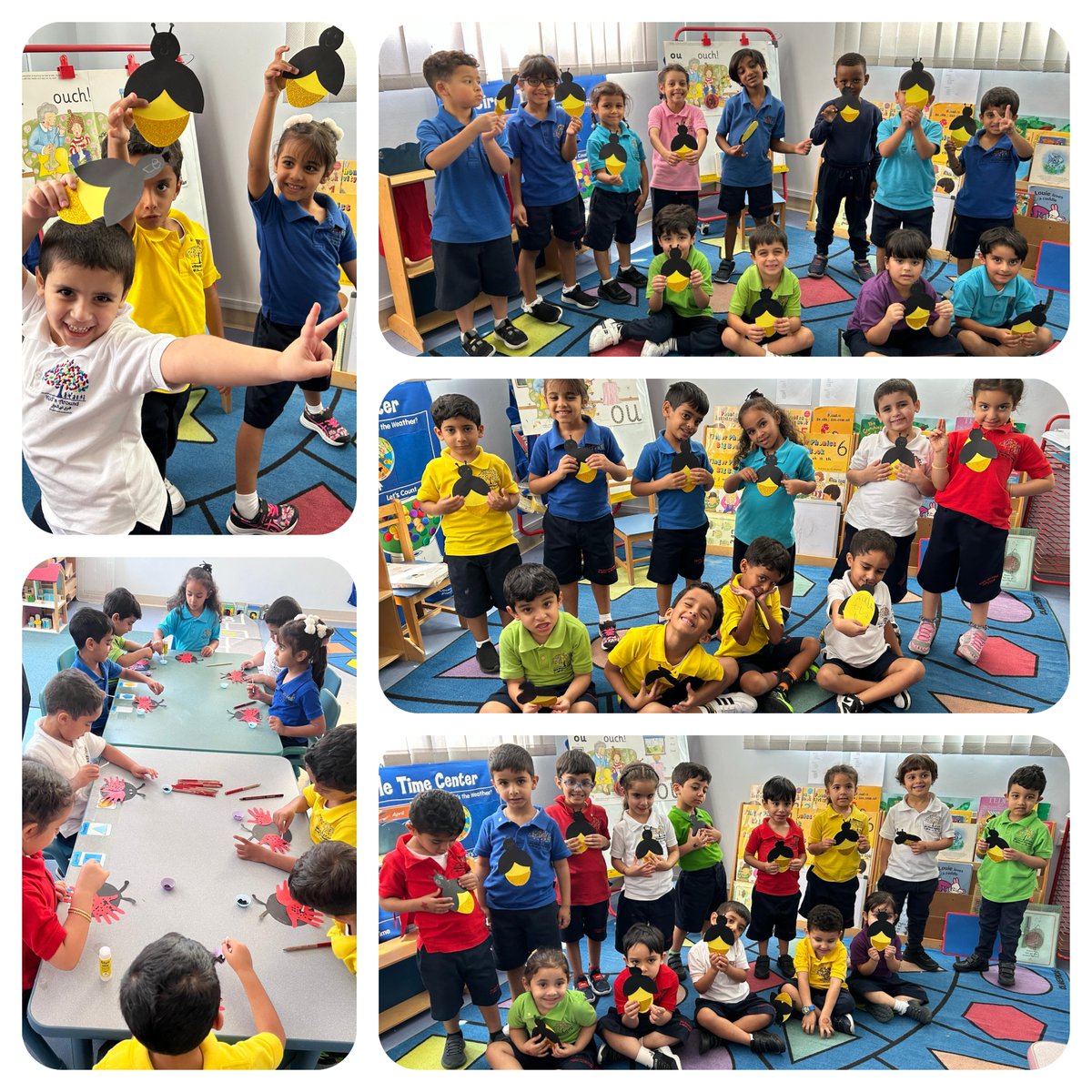 Last Thursday, we concluded book week with an array of activities based on different books written by the author Eric Carle.
#bookweek #readingisfun #EricCarle #bookworms #creatitivy #learningisfun #KidnAround #KidnAroundKindergarten #KG #EYFS #EarlyYears #Qatar #Doha #Kids