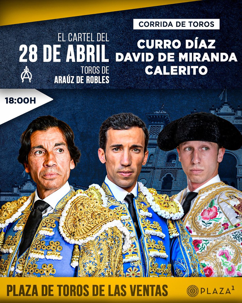 HOY EN MADRID. El matador sevillano @caleritotorero confirma su alternativa.