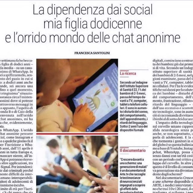 Nuove evidenze scientifiche sugli effetti dei social sul cervello degli adolescenti. Servono leggi per difendere la salute mentale dei nostri ragazzi. Oggi su #specchio ⁦@LaStampa⁩