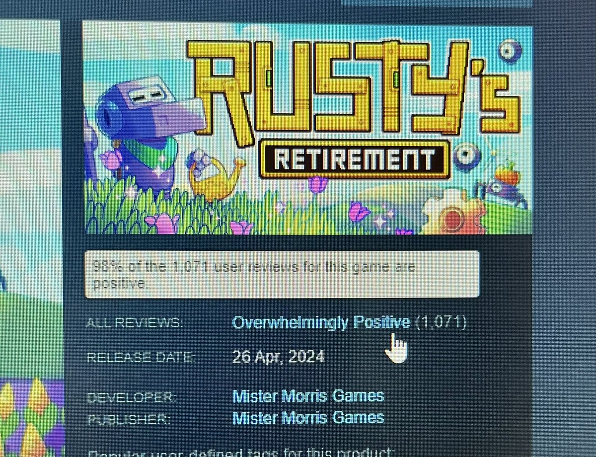 Rusty's Retirement 🌱 tweet media