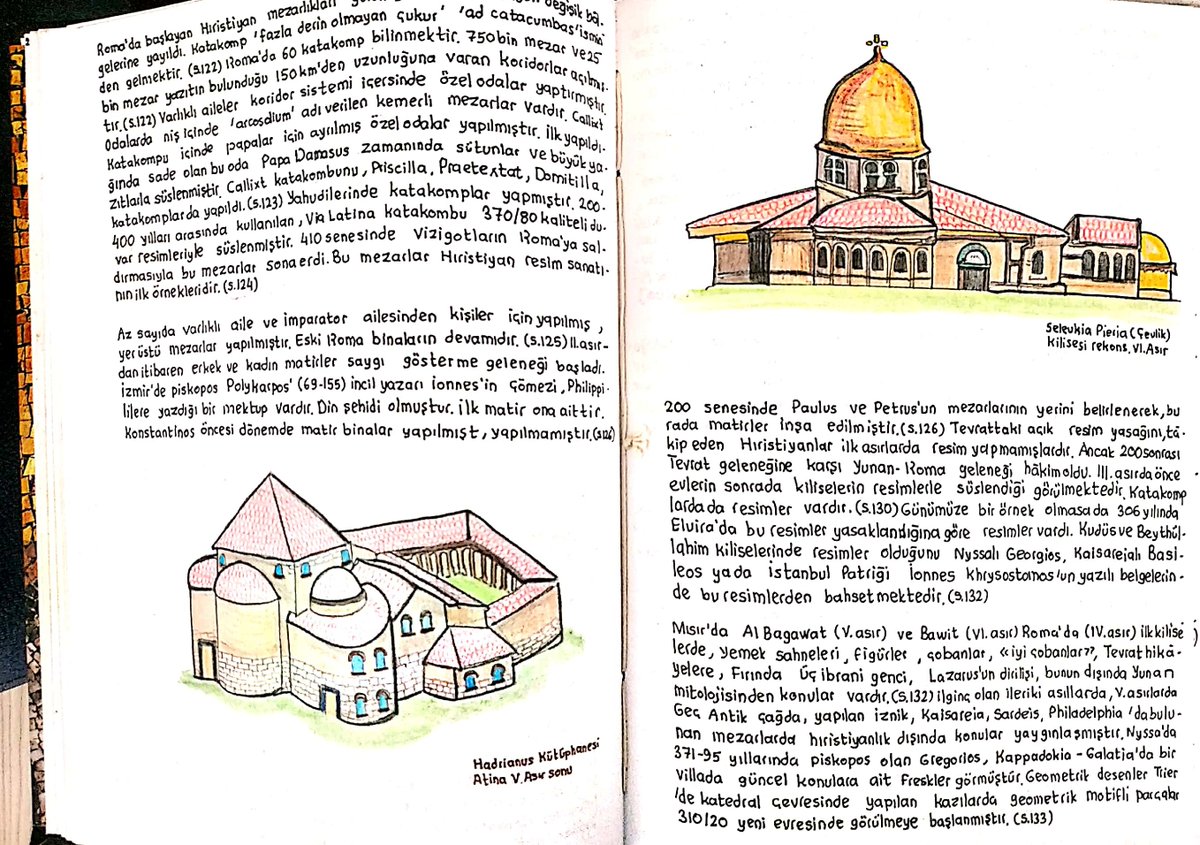 tore_sivrioglu's tweet photo. şahsi bir soru sorulmuş "çocukluktan başlayarak bugüne kadar bilgi edinme yöntemleriniz neydi, herhangi bir çalışma sistematiğiniz var mı ?"  her konuyu önce el yazısıyla yazar ve çizerim,  Bizansla ilgili olan bir defterden bir kaç sayfa örnek 2011 yılına ait https://t.co/dOd2HTGELf