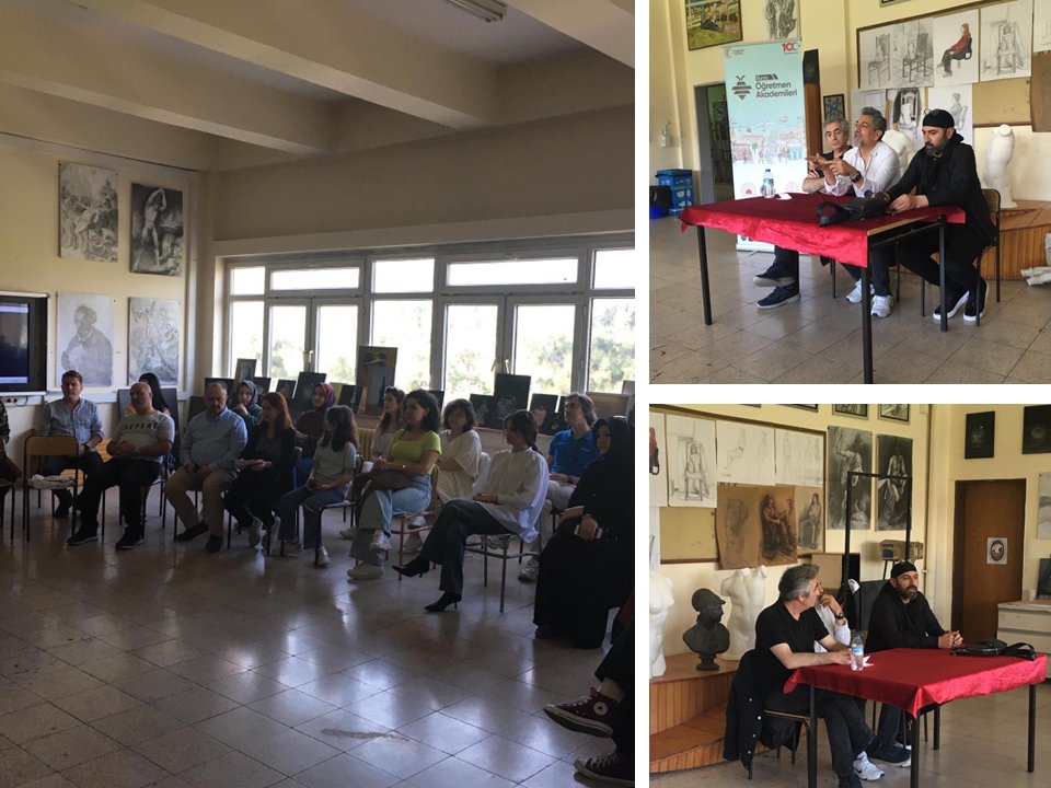 Bursaakademi_16's tweet photo. Sanat Akademisi kapsamında düzenlenen “Üç İnsan Üç Dünya” sanat söyleşisine Sn. Prof. Dr. İsmail Tetikçi, Sn. Sertap Yeğin ve Sn. Ceyhan Özer konuk oldu.

@tcmeb
@farukyelkenci
@bursailmem16
@Alireisoglu34 https://t.co/QybCSkDRmE