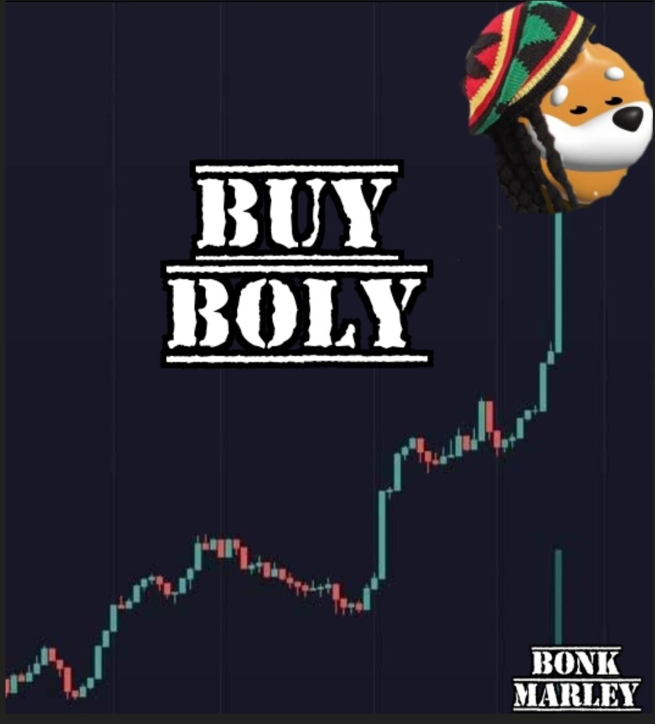 📈📈📈📈🐶🐶🐶🐶🐶💲💲
Bonk Marley
Buy now
LowMC
On solana/jupiter Swap
🚨🚨🚨🚨🚨🚨🚨✅️✅️✅️✅️

$BOLY
Buy now!!!
#FOMO
#YOUmuskbuybonkmarley