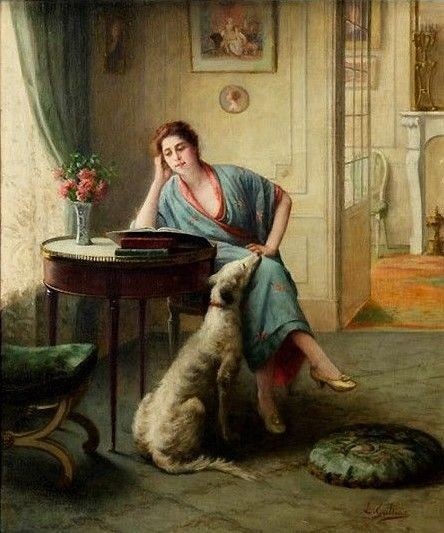 #BuongiornoATutti amici #GoodMorning #friends The world would be a nicer place if everyone had the ability to love as unconditionally as a dog. #HappySunday 🍃🌹🍃 #SundayMorning #28Aprile #SundayVibes #BuonaDomenica #Art #Artist Louis Galliac