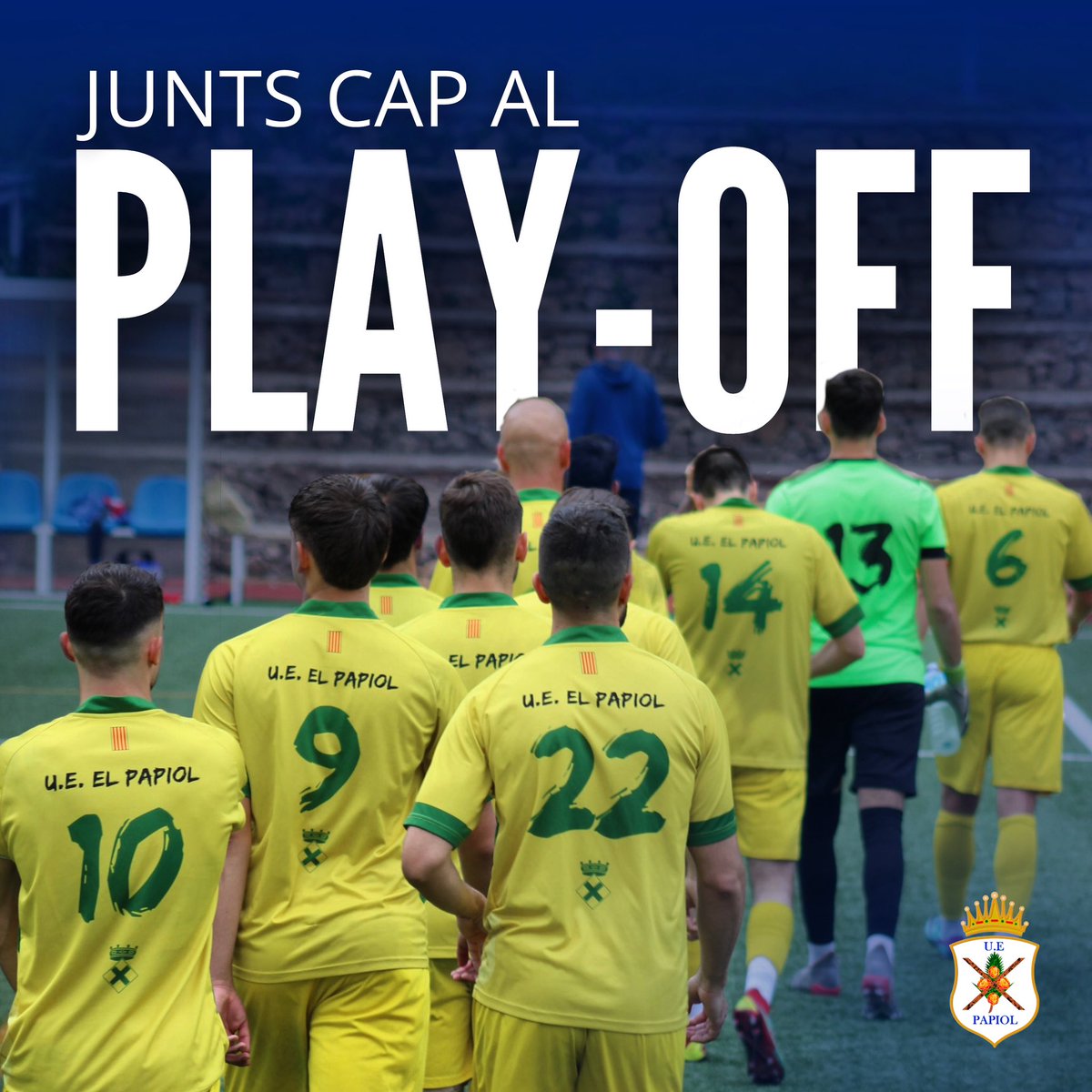 🙌💙JUNTS CAP AL PLAY-OFF!
