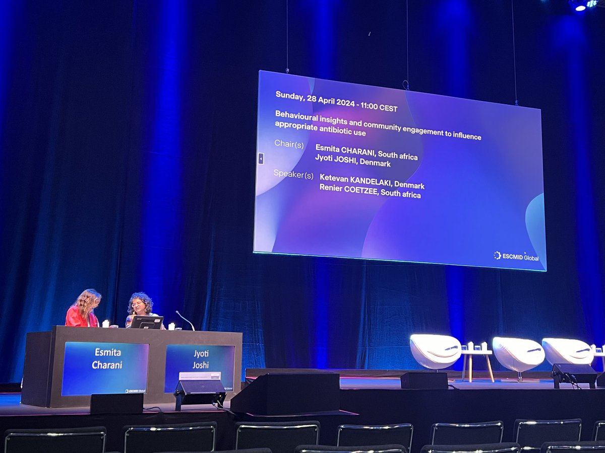 🤓 Looking forward to learning about behavioral insights and community engagement to influence abx use @e_charani Dr. Charani and Dr. Joshi 📸 Antibiotic decisions are so often influenced by social structures, fear, and lack of understanding. This kind of work is important.…