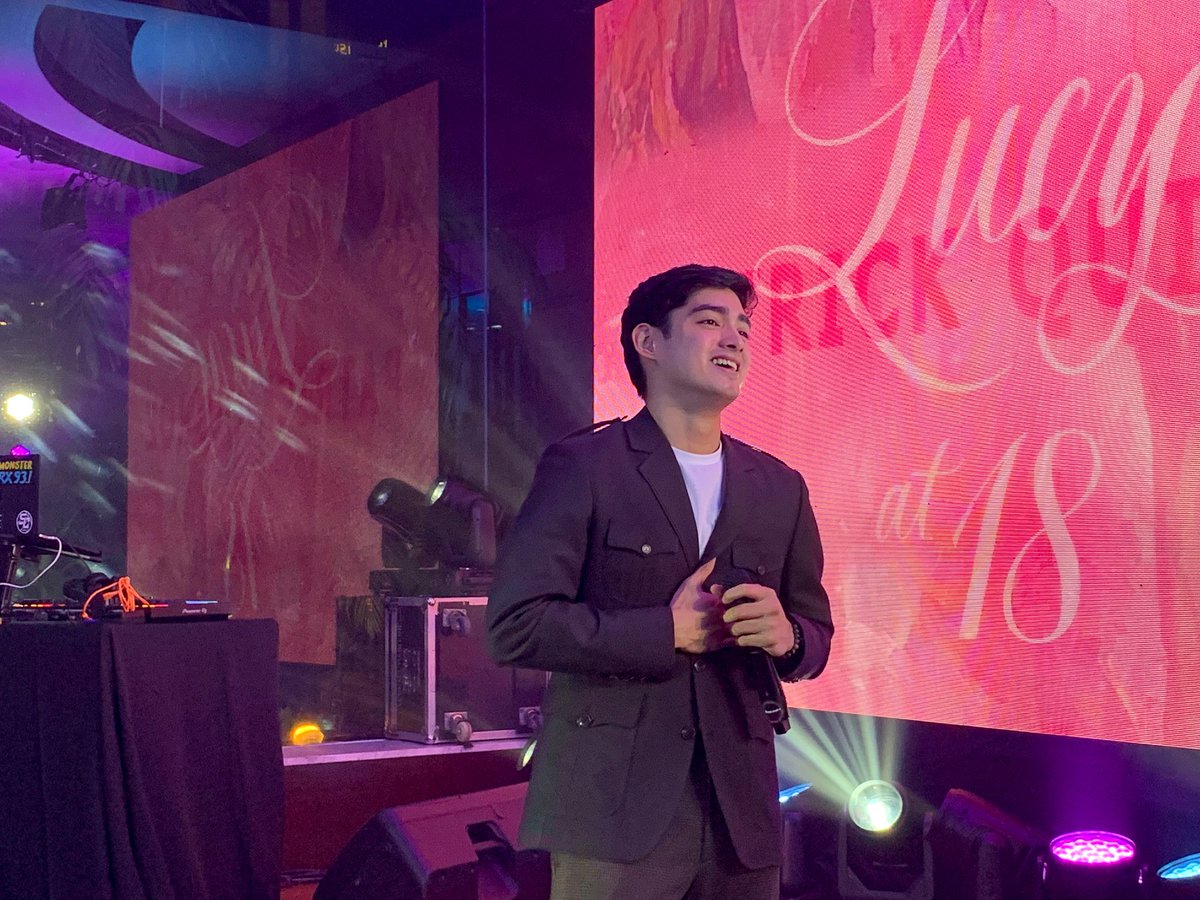 What a lucky debutant! 😍 Thank you Lucy for having @patrickquiroz_ sing for your special birthday celebration! 🎤🎉 #PatrickQuiroz #CornerstoneArtist