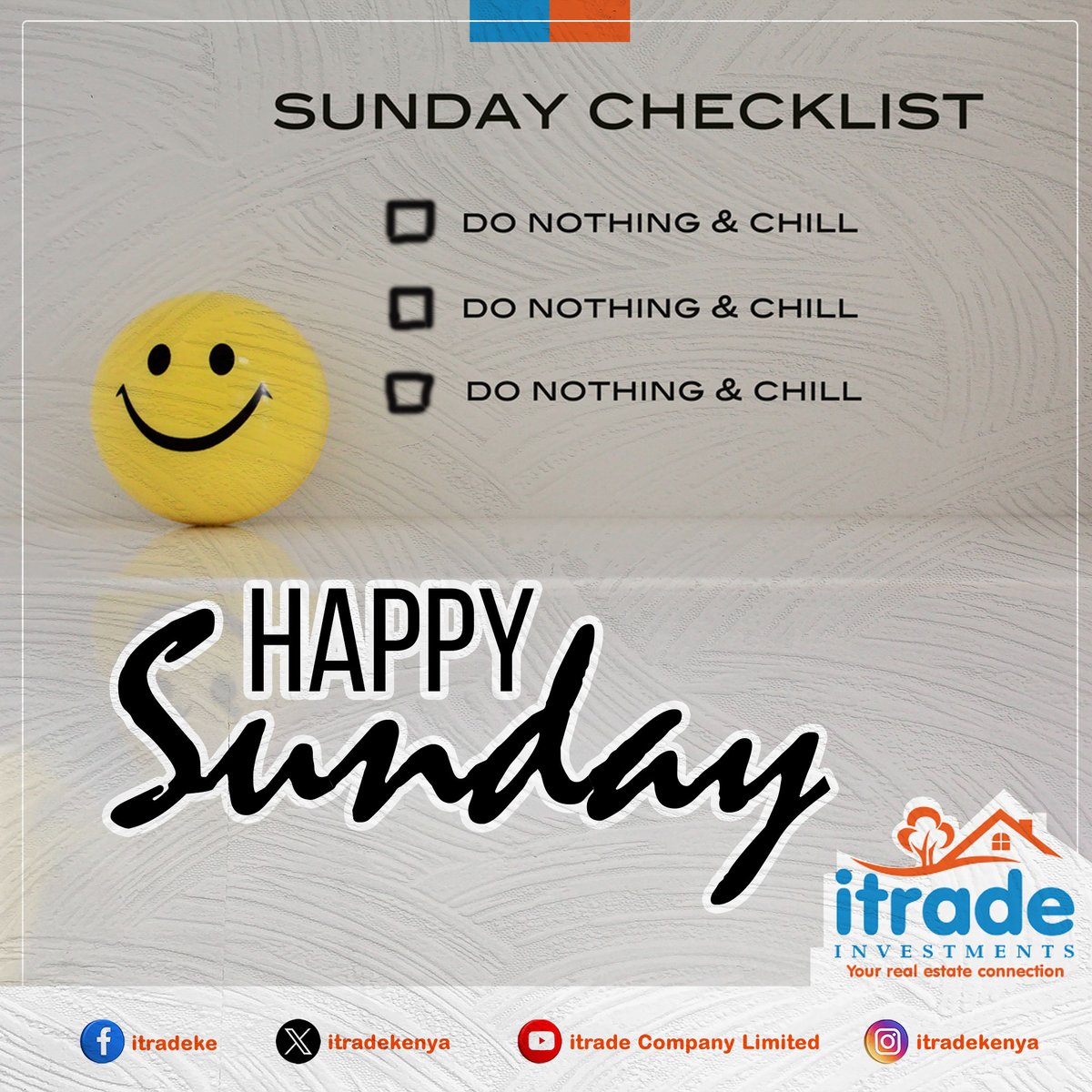 Sunday Checklist: 𝐃𝐨 𝐍𝐨𝐭𝐡𝐢𝐧𝐠 & 𝐂𝐡𝐢𝐥𝐥

✅ Lounge in your coziest spot
✅ Embrace the art of relaxation
✅ Indulge in guilt-free laziness

Take today as your personal permission to unwind, recharge, and simply be. Happy Sunday! 🛋️☕
#SelfCareSunday #ChillModeActivated