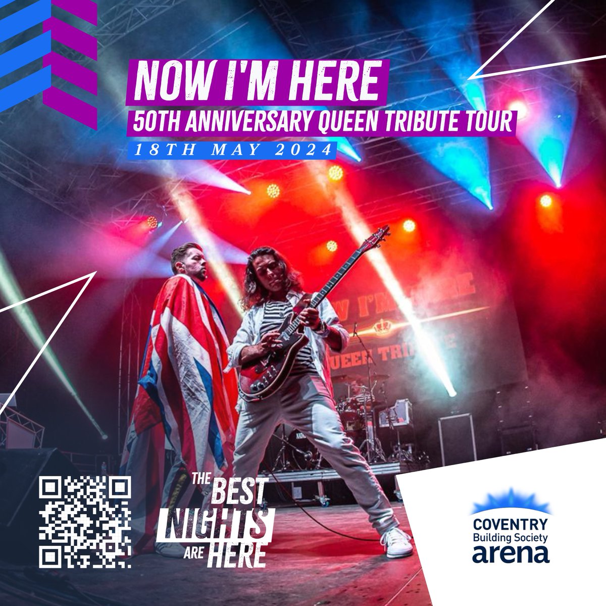 🎸👑 Experience the Magic of Queen at Coventry Building Society Arena! 🗓️ Date: Saturday, 18th May 2024 📍 Venue: Coventry Building Society Arena, Coventry 🎟️ Book Your Tickets Now: coventrybuildingsocietyarena.co.uk/whats-on/now-i… #Queen #QueenTribute #Coventry #CoventryBuildingSocietyArena