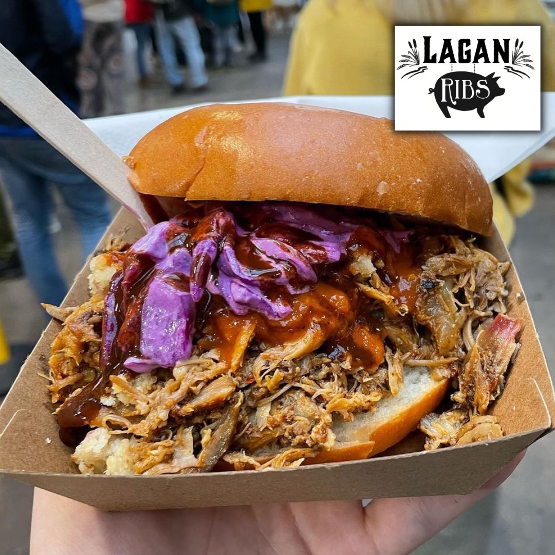 🌶️Feast your eyes on our signature Belfast bap, packed with succulent slow-cooked pork and drizzled with your choice of our mouth-watering #LaganRibsNI sauce! 🌶️

🍴Craving some fiery flavor? Join us TODAY... 

📍 St. George's Market, Belfast
📅 10am - 4pm