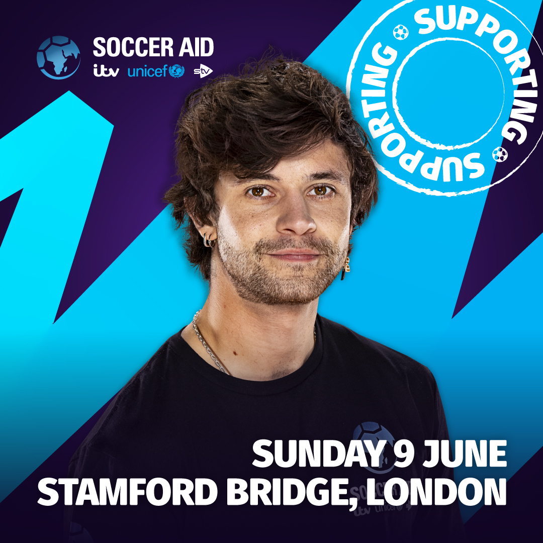 Cel Spellman is supporting Soccer Aid for UNICEF 2024 🙌 Who's coming to Stamford Bridge? 🎟️ bit.ly/4chhlxN @celspellman | #SoccerAid