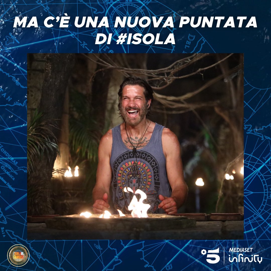 Unica gioia del lunedì: una nuova puntata di #Isola 🏝️