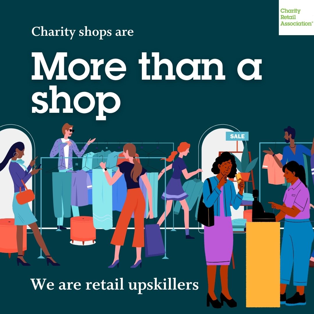 #CharityShops offer loads of opportunities for learning new #skills, such as using the till, visual merchandising, customer service, health and safety, maintaining a shop floor, social media skills – who knows where these skills will take you! 💡💼 #MoreThanAShop