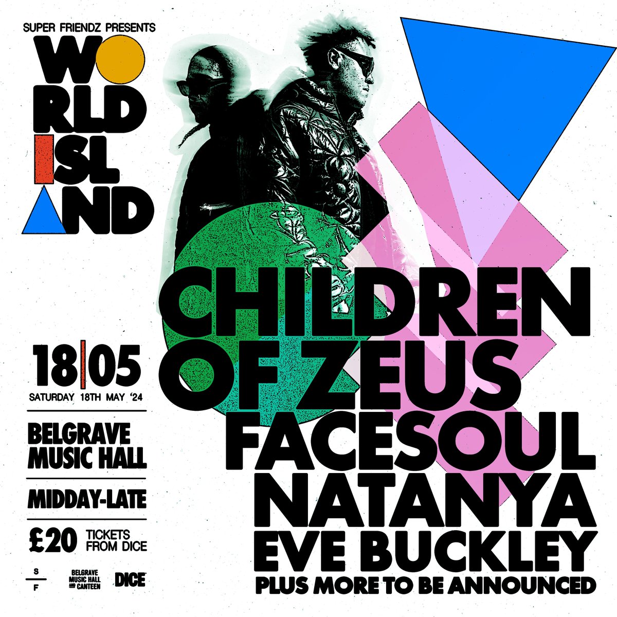 dice.fm/event/k5do9-wo… 

Last night the incredible Steam Down crew kicked off this years World Island over at Belgrave 🔥 Looking forward to being back in The Music Hall, this time with the mighty @childrenofzeus, Facesoul, Natanya, Eve Buckley and MORE!