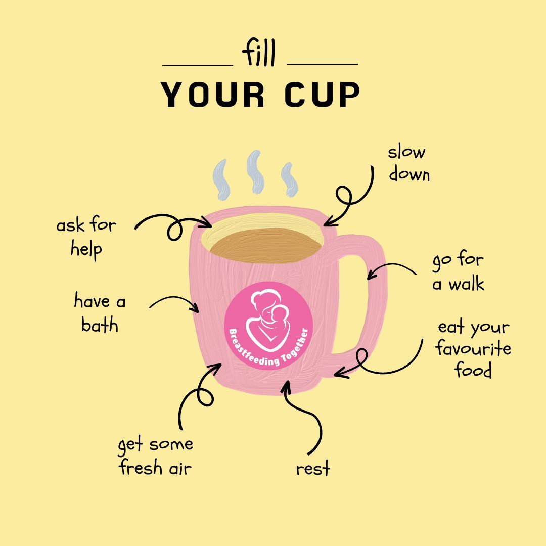 As parents, we can often fill other peoples 'cups' before our own. It's important to do the things that we love and need to keep your own 'cup' full 💕