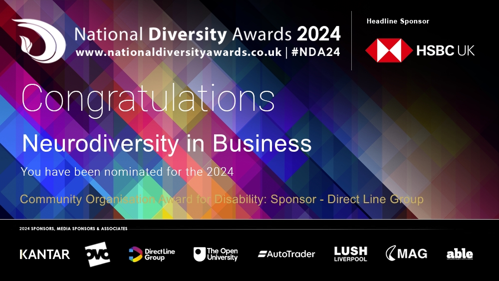 🙌 We are thrilled to announce that #TeamNiB has been nominated for the National Diversity Awards 2024 Community Organisation Award for Disability. 🎉 Vote for NiB today and let's continue to make a positive impact! 🎉 bit.ly/Vote-NiB-NDA24 @ndawards #nationaldiversityawards