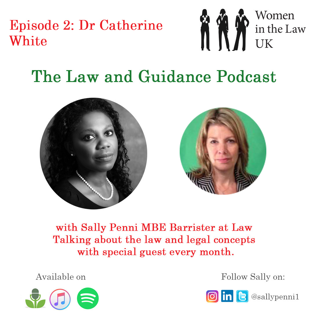 Dr Cath White specialises in services for #victims of #sexualassault & #rape. Don't miss her interview by @sallypenni1 in The #LawandGuidance #Podcast - listen here: ow.ly/NuLO30sBPKH #CriminalLaw #Law #Barrister #lawfirms #legalexpert #domesticviolence @LawGuidePodcast