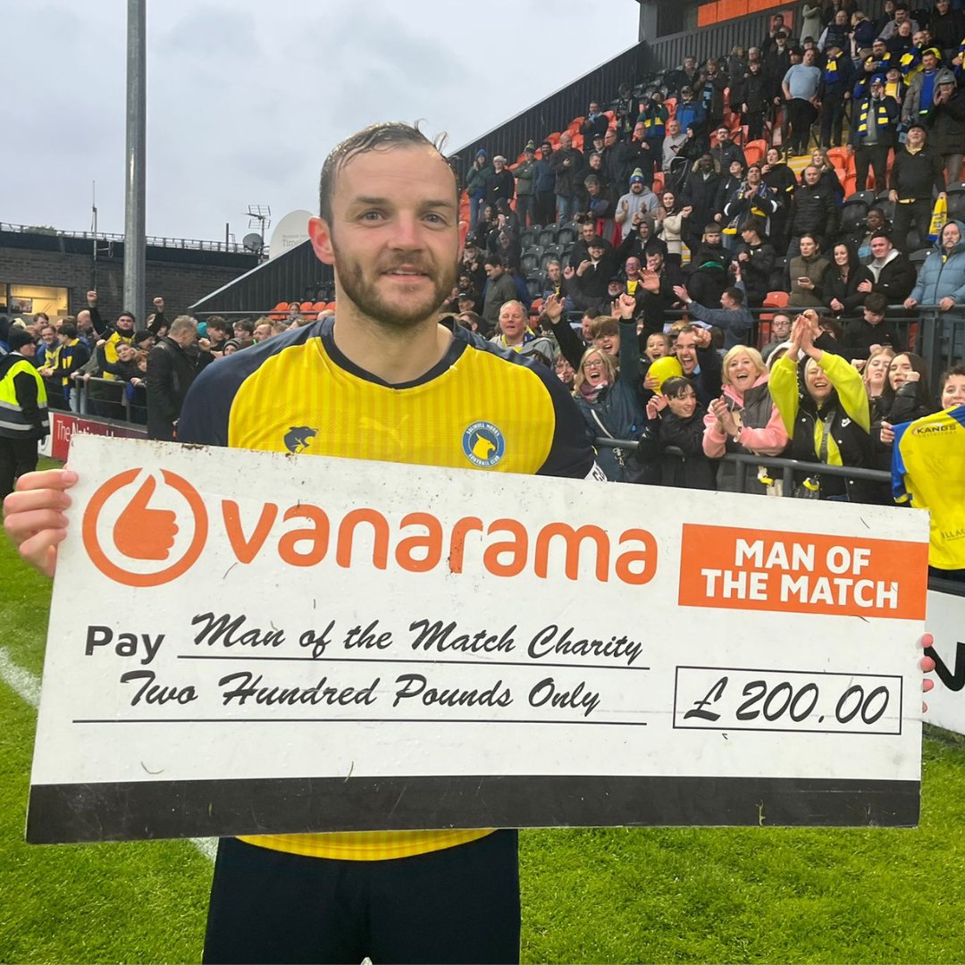 Captain Fantastic 🦸‍♂️ They love him for a reason at @SolihullMoors! Jamey Osborne put in another Vanarama Man of the Match performance yesterday 👏 #VNLPlayOffs | @Vanarama