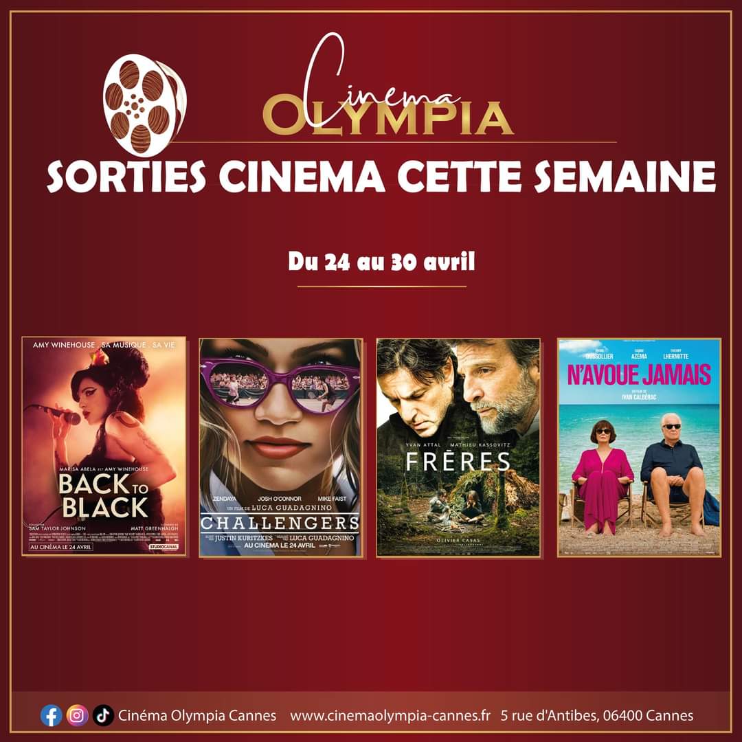 📻 #RadioAS vous invite au #Cinema @OlympiaCannes 🎞️🍿🎟️ Tentez de gagner vos places 👉 radioas.fr 💻📲

#cine #film #CotedAzurFrance #Cotedazur #AlpesMaritimes  #Cannes #CannesFrance #Radio #radioshow