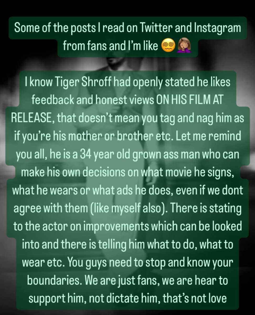 #TigerShroff #Rant #SocialMedia #fans