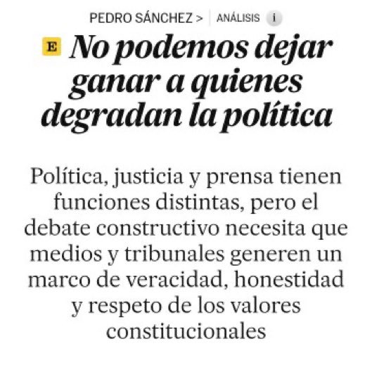 Dice quien le quitó un escaño a un diputado de Podemos por la presion de quienes degradan la politica. Cinismo en estado puro.