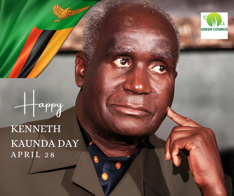 Today we celebrate the legacy of Kenneth Kaunda and honor his enduring impact on #Zambia and the world. He was a visionary leader and his dedication to freedom and unity continue to inspire generations. Happy #KennethKaundaDay