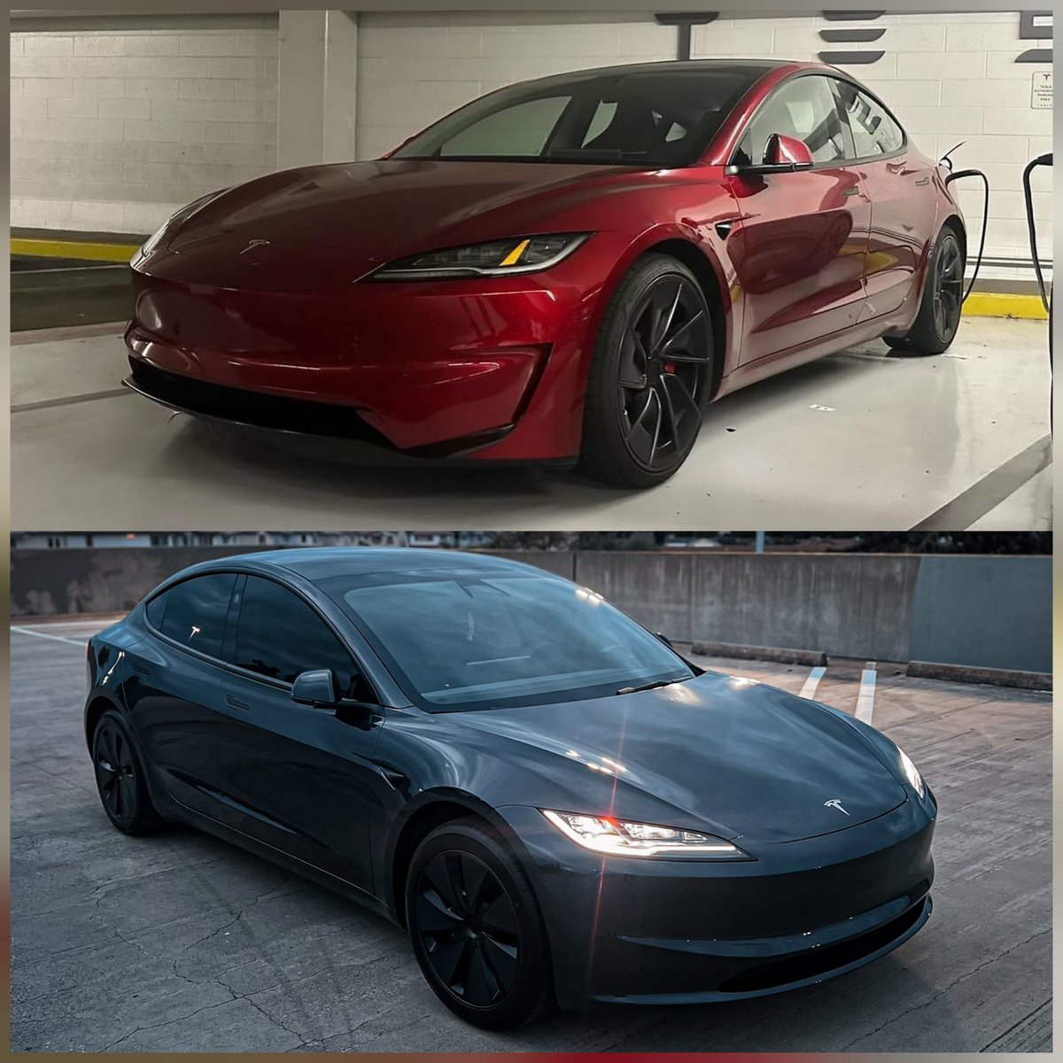 THE NEW TESLA RED OR BLACK!?