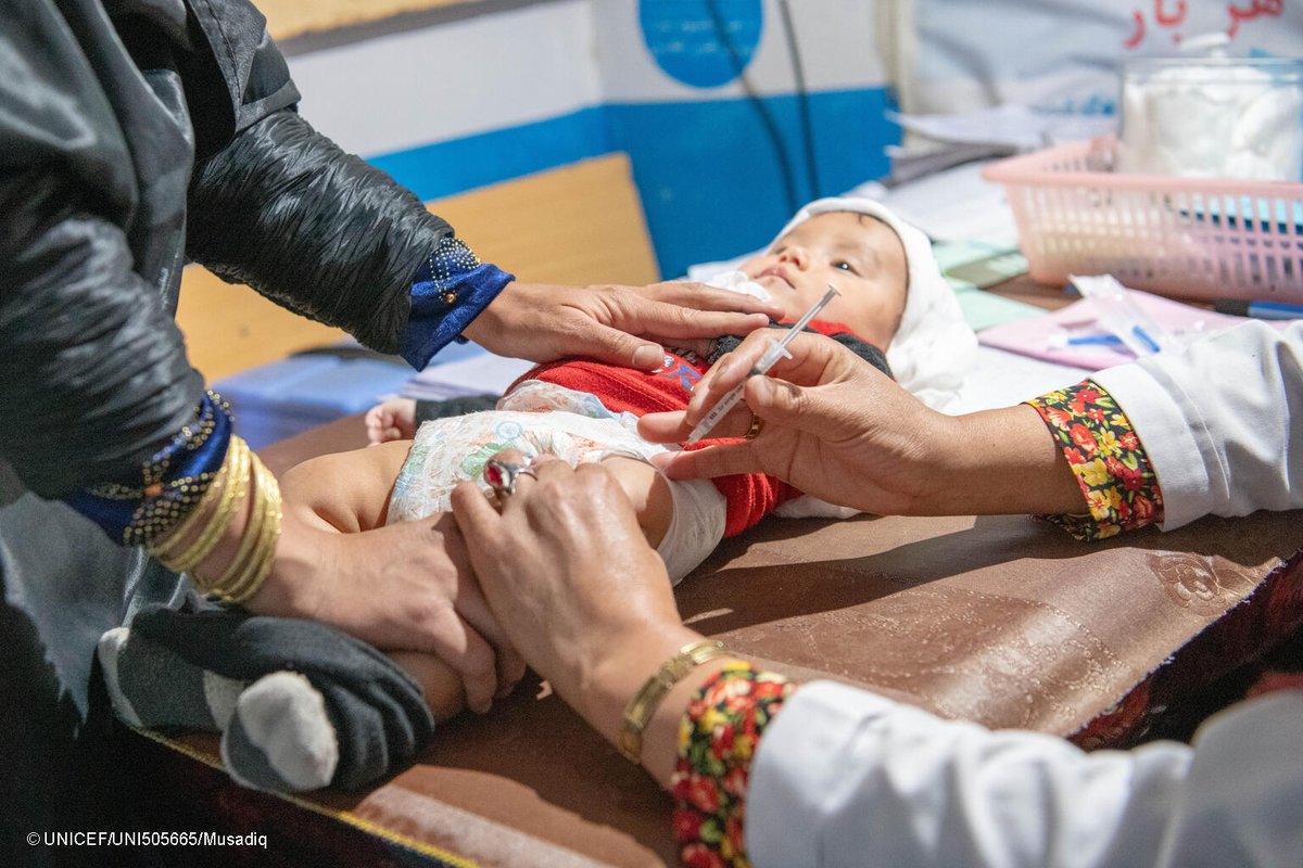 Together, we can achieve vaccination #ForEveryChild. 
In March 2024 we delivered the Measles vaccine to 111,580 children and Pentavalent 3 vaccines to 128,028 children – protecting them from five diseases!
#VaccinesSaveLives