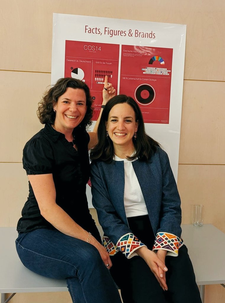 auscarmen's tweet photo. What would our life be without #contentstrategy? Happy to celebrate 10 years of master's degree "content strategy" at FH JOANNEUM #cos14 https://t.co/jNaNUjplKm