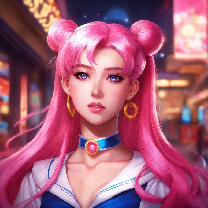 Sailor moon with pink hair at the arcade, stunning anime art by artgerm, 8k #เซร่ามูน https://t.co/F<a href="/tag/%E0%B9%80%E0%B8%8B%E0%B8%A3%E0%B9%88%E0%B8%B2%E0%B8%A1%E0%B8%B9%E0%B8%99"class="tags"><span>#เซร่ามูน</span></a>