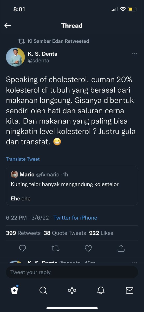 seeska's tweet photo. Tapi ternyata ya kolestrol bisa disebabkan oleh…gula. Sempat mikir semua gula yg gue makan kayaknya bukan lari ke gula darah, tapi malah naikin kolestrol 😵‍💫😵‍💫😵‍💫 https://t.co/t6sJ1HcEmJ