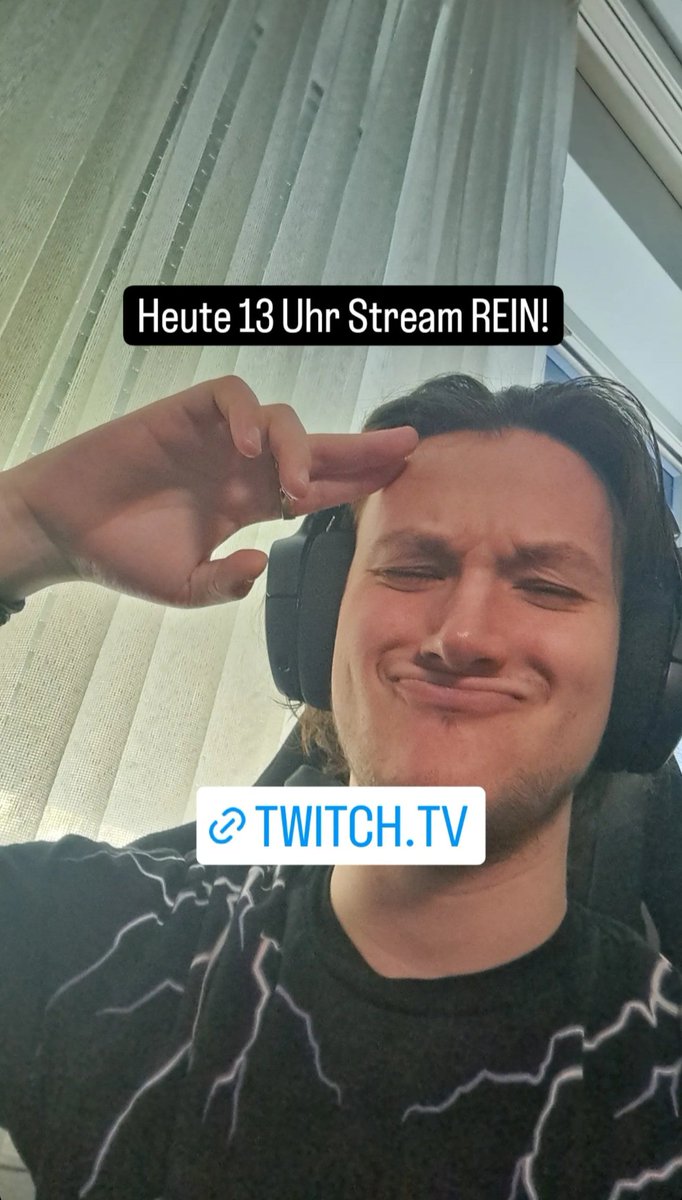 derAtl4sTTV's tweet photo. Heute 13 Uhr Valo Stream
https://t.co/mF1yKmm1gL https://t.co/R45uSiDO9L