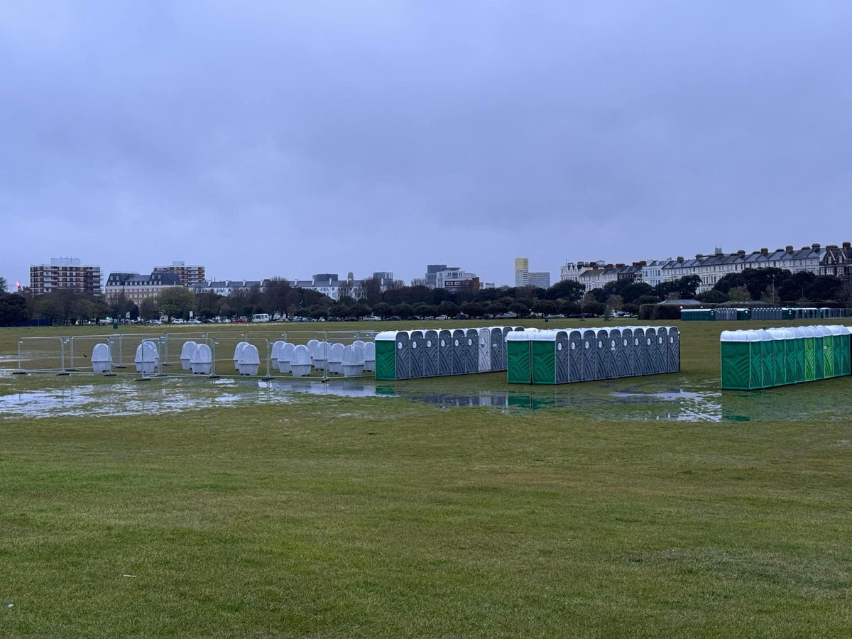 Southsea Common this morning…luckily not supposed to rain for the rest of the day but fuck me that’s not gonna be fun