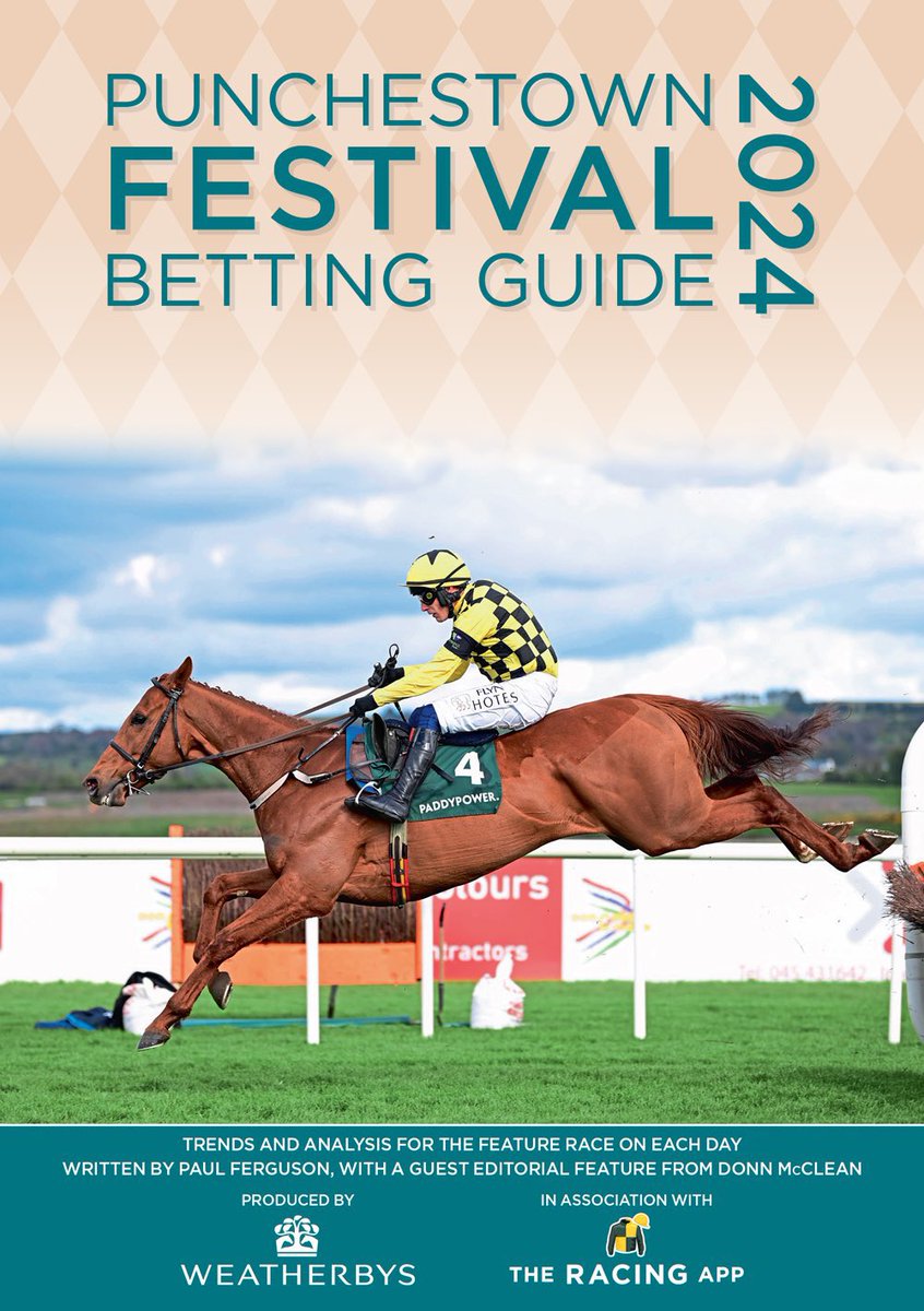 The @punchestownrace Festival gets underway thisTuesday and along with our very own @paulfergusonJTF - the author of both Jumpers To Follow and the Cheltenham Festival Betting Guide - Weatherbys have published the 2024 Punchestown Festival Betting Guide. This FREE download…