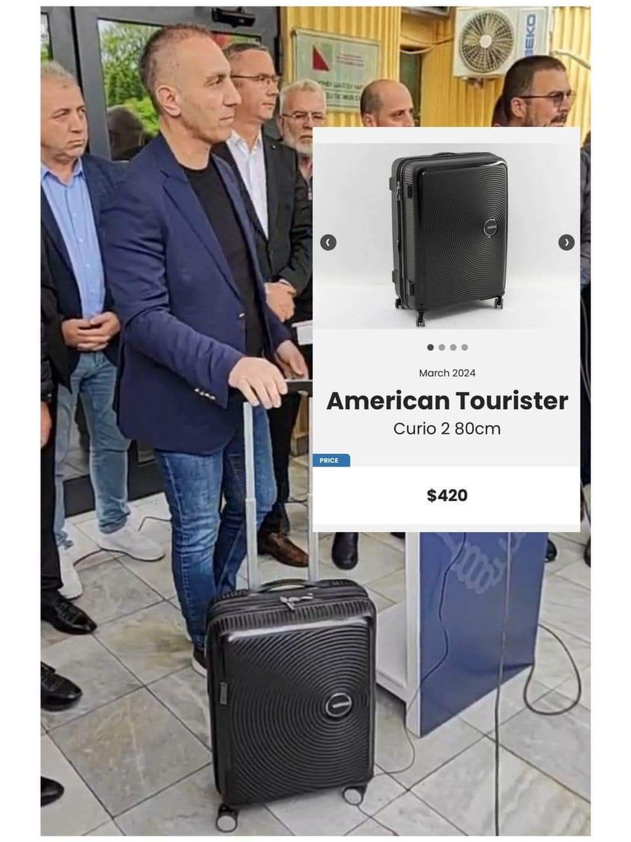 Нека му каже некој на овчаров да си набави поголемо куферче до 8ми Мај. 🌪