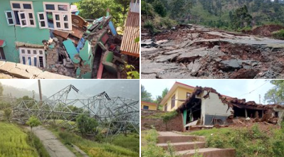 jkmediasocial's tweet photo. In Pics: #Houses, Transmission #Tower and roads damaged after massive #landslides at #Pernote village, in #Ramban.
@diprjk
@dcramban
@DIPRRambandic https://t.co/09SbXFRCC1